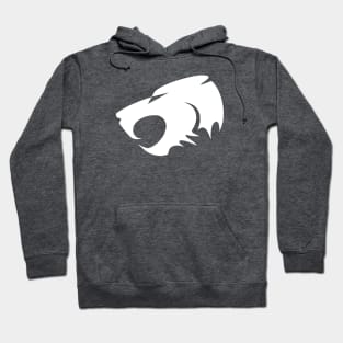 Minimalist Tiger Head Print Hoodie